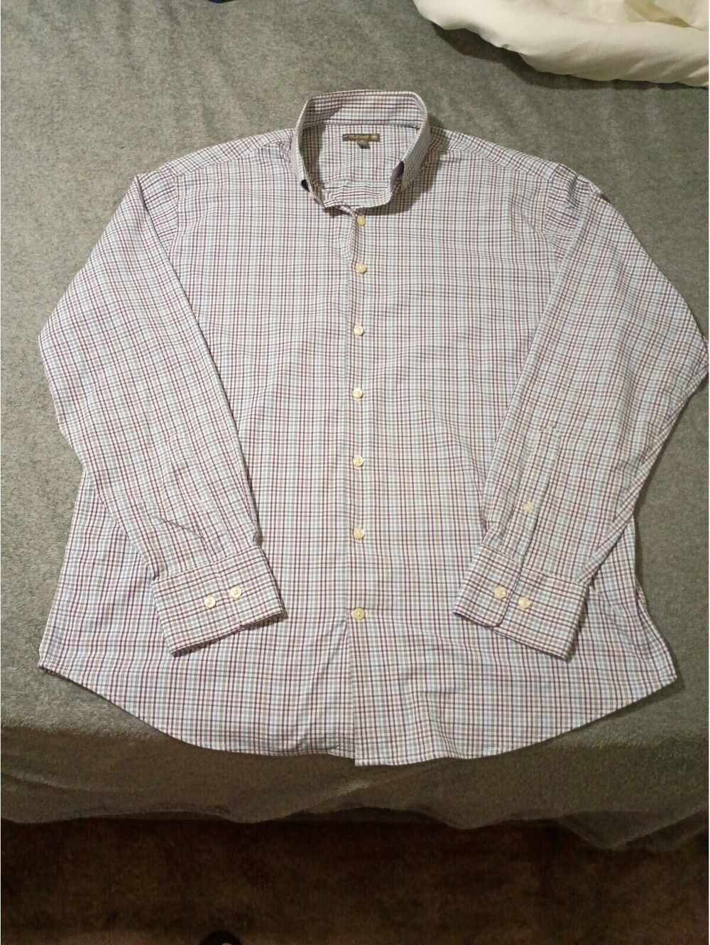 Peter Millar Summer Comfort XL Men's Button-Down Shirt Plaid Check